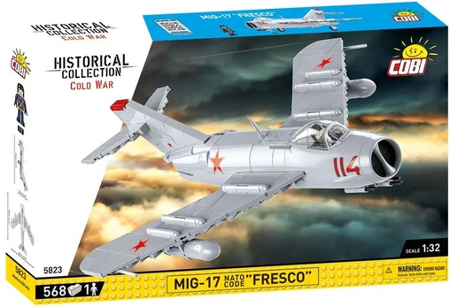 Konstruktorius Cobi Historical Collection MiG-17 NATO Code "Fresco" 5823, plastikas