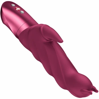 FUN FACTORY Darling Devil Rabbit Vibrator Wine Red Silicone 20 cm