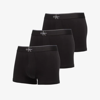 Bokserki Calvin Klein Trunk 3-Pack Black - Dydis XL (LV00NB4472 UB1 Šortai)