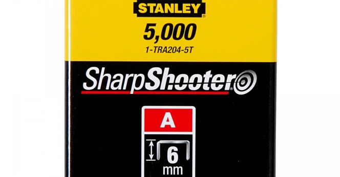 Kabės STANLEY, 6 mm , 5000 vnt, J tipas