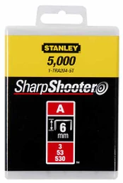 Kabės STANLEY, 6 mm , 5000 vnt, J tipas kaina