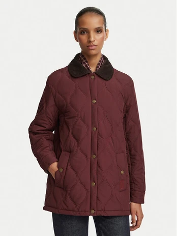 Hunter Demisezoninė striukė HARW0027262 Vyšninė Regular Fit