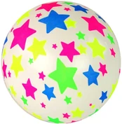 Lean Toys Guminis kamuolys 22 cm Baltas kaina