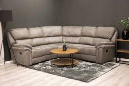 Kampinė sofa reglaineris Saranda - pilka kaina
