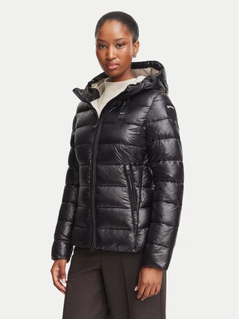 Blauer Demisezoninė striukė Caroll 26WBLDC02070 Juoda Regular Fit