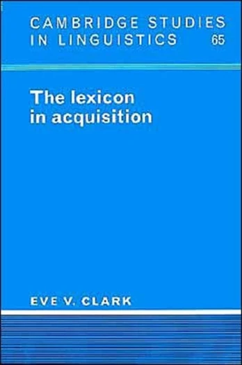 Lexicon in Acquisition