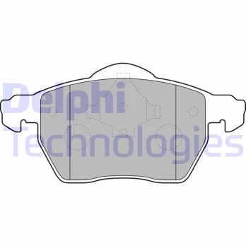 DELPHI LP1687 Brake pad set