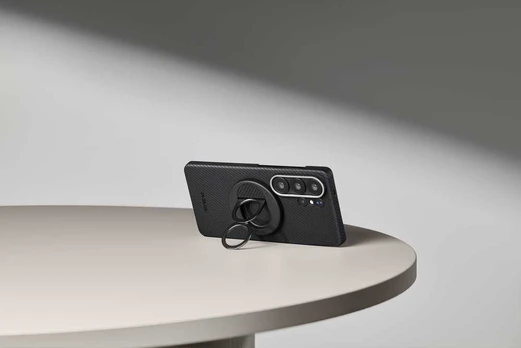 Pitaka Edge Case, juodas/pilkas tvilas (Aaron Button) - Samsung Galaxy S26 Ultra