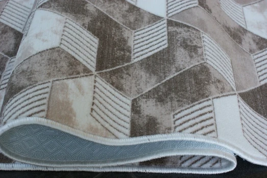 Kilimas Eli Matrix Brown 80x100 cm, skalbiamas