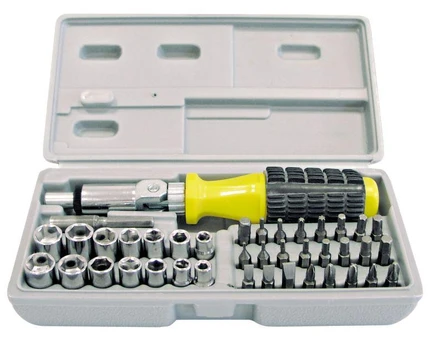 Mega Atsuktuvas su reketu 40vnt rinkinys. (10013)