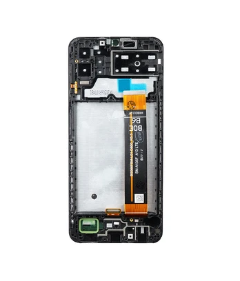 For_Samsung LCD display + Touch Unit + Front Cover Samsung A135F Galaxy A13 Juodas