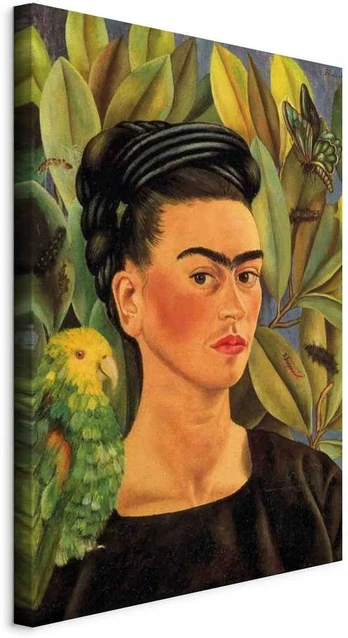 Artgeist Paveikslas - Frida Kahlo – Self-Portrait with Bonito