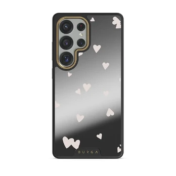 Love Notes - Samsung Galaxy S25 Ultra Case, Elite Mirror Dark (Magnetic) / Gold