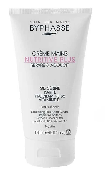 Rankų kremas Byphasse Nutritive Plus, 150 ml