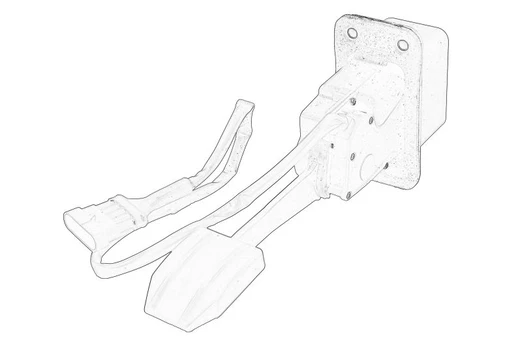 akceleratoriaus pedalas 42583229