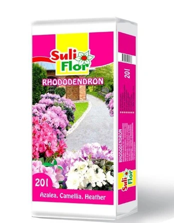 Durpių substratas, rododendrams ir azalijoms SULIFLOR 20 l.