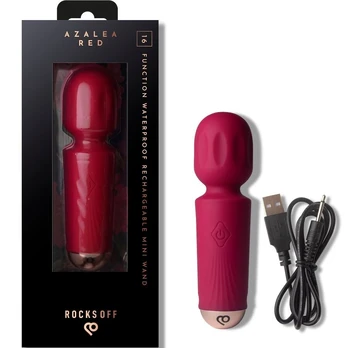 ROCKS-OFF Mini įkraunamas masažuoklis Azalea Red