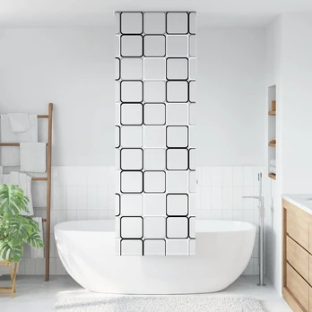 Dušo roletas, 80x240 cm, audinio plotis 76 cm
