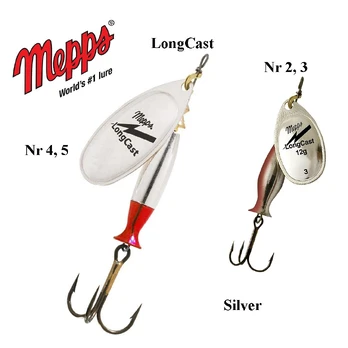 Blizgė Mepps Aglia LongCast Silver 17 g