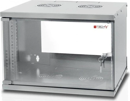 TECHLY Wall Rack Cabinet 19inch 9U prof. 450 Pilkas Assembled