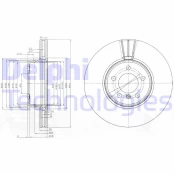 Stabdžių diskas DELPHI BG9008C kaina