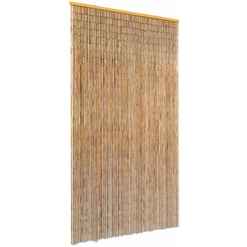 INLIFE Bambuko vabzdžių durų uždanga 100 x 220 cm