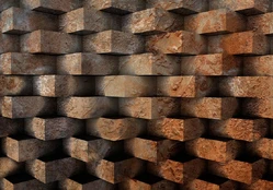 Fototapetas Artgeist Brick Braid, 400 cm x 280 cm kaina