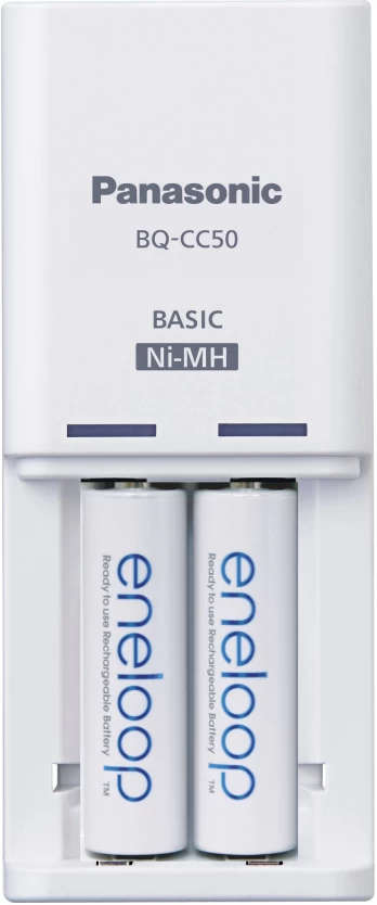 Panasonic eneloop battery charger BQ-CC50 + 2x1900