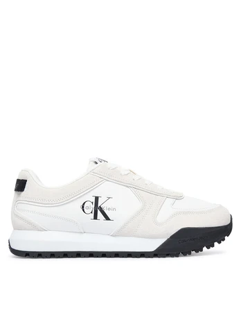 Laisvalaikio batai Calvin Klein Toothy Runner Irregular Lines YM0YM01461 Kreminė