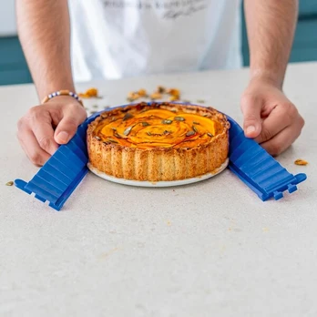 Coox Quiche forma su serviravimo lėkšte 18cm