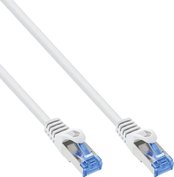 InLine 100 vnt. B-Pack ® Cat.6A S/FTP LSZH kompiuterinis kabelis, CCA, baltas, 0,50 m