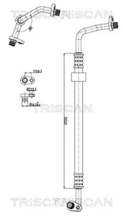 Aukšto/žemo slėgio linija, oro kondicionavimas TRISCAN 9010 28102