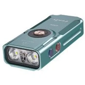 Fenix E06R flashlight: white light + UV 365nm light + red laser, Turquoise