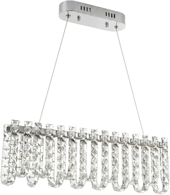 Toolight LED krištolinis pakabinamas šviestuvas SWE073-CP 60cm Chrome