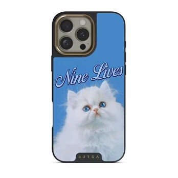 Nine Lives - iPhone 16 Pro Case, Elite Dark (MagSafe) / Gold