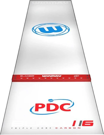 Winmau Clearzone dart mat transparent PVC