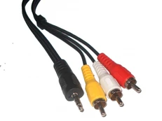 Inne Oem Kabelis 3xRCA - AUX 3.5mm 3m