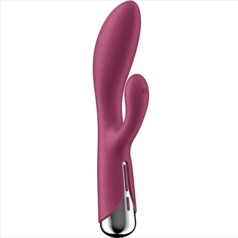 SATISFYER SPINNING RABBIT 1 Raudonas