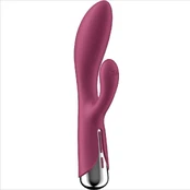 SATISFYER SPINNING RABBIT 1 Raudonas kaina