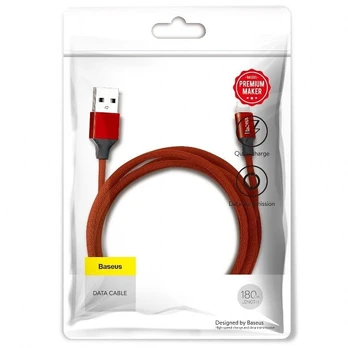 Baseus Yiven USB į Lightning laidas, 2 A, 1,8 m (raudonas)