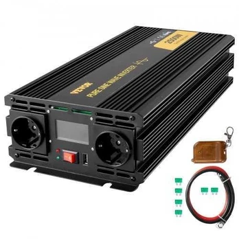 Grynos sinusinės bangos keitiklis 2500W, USB