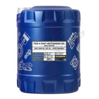 Mannol variklinė alyva 4t motociklų hd 20w50 10l