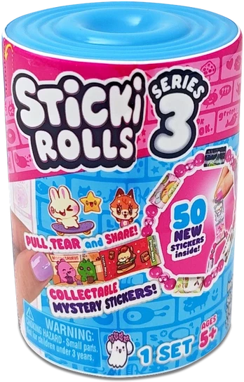 STICKI ROLLS Apyrankė su lipdukais