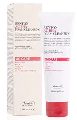 Veido prausiklis Benton AC BHA Cleansing, 120 g, vyrams/moterims/universalus