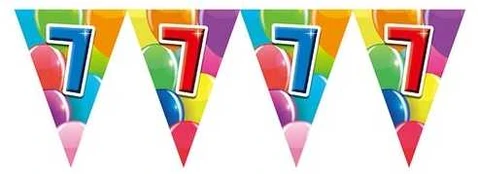 Globos Europe Bv Vimpelguirlande 7 med balloner