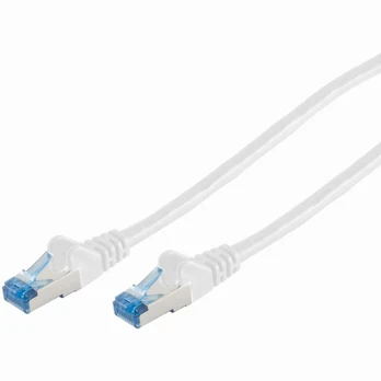 Patchkabel CAT6A RJ45 S / FTP 2m baltos spalvos