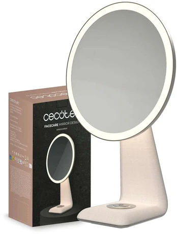 Kosmetinis veidrodėlis Cecotec FaceCare Mirror dizainas su apšvietimo lempa 2000mAh