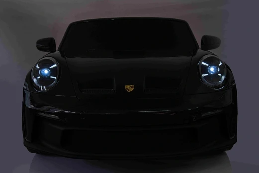 Elektromobilis Porsche 911 GT3 STRONG juodas
