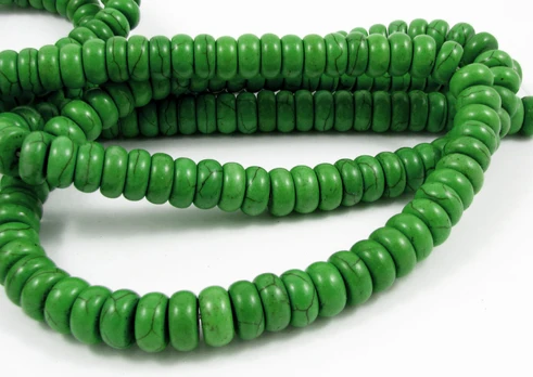 Sintetinio turkio karoliukų gija 10x5 mm