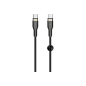Fixed | Braided Cable USB-C/USB-C, 2m, 100W | FIXDB-CC2-BK